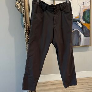 lululemon athletica Black Straight-Leg Chinos